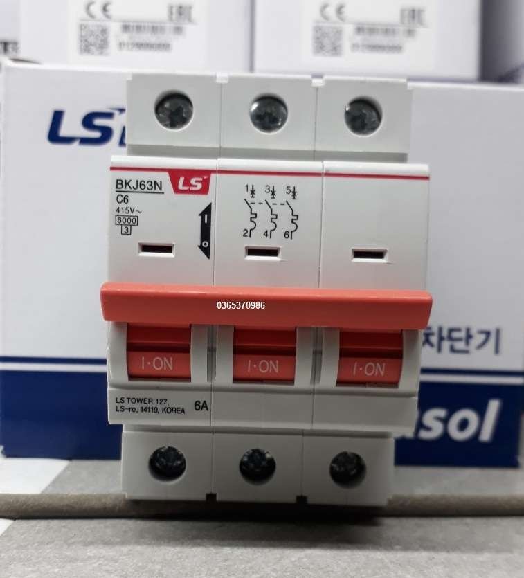 Aptomat MCB 3P 10A 6kA LS BKJ63N3P