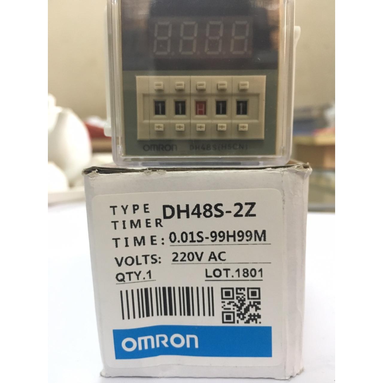 Rơ le thời gian Omron DH48S-S (H5CN) gồm Đế