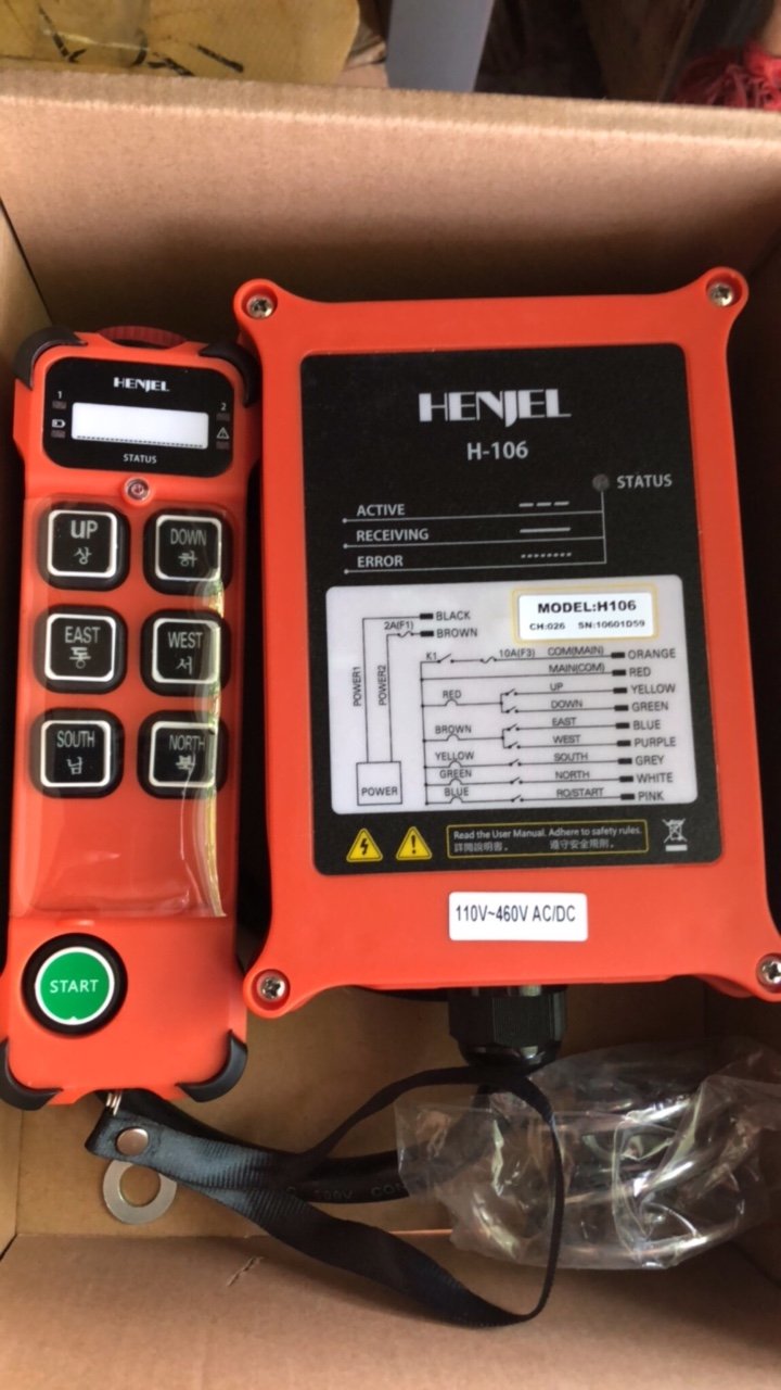 Bộ điều khiển cầu trục HENJEL H-106